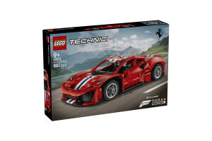 Конструктор для детей от 9лет №42235 Ferrari 488 Pista Technic Lego 882эл