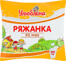 Ряжанка 4% Улюблена м/у 350г