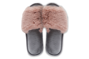 Тапочки открытые домашние женские меховые Twins №9848 36-40