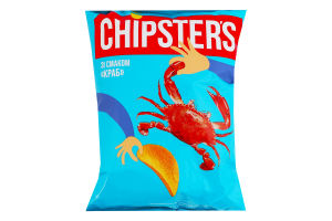 Чипсы картофельные Краб Chipster's м/у 60г
