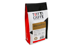 Кава натуральна смажена в зернах Ristretto Totti Caffe м/у 1кг