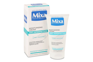 МІКСА крем 50 для чутливоїї шкіри обличчя схильної до недосконалостей. Зволожуючий