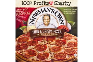 Newman's Own Thin & Crispy Pizza Uncured Pepperoni