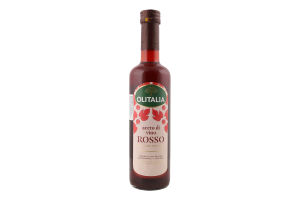 Уксус винный красный Rosso Olitalia с/бут 0.5л