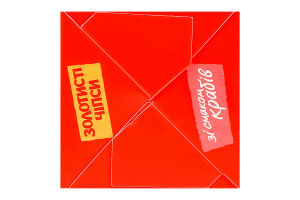 Чипсы картофельные со вкусом крабов Золотисті к/у 100г