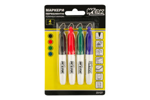 Набір маркерів перманентних Werk 4кол