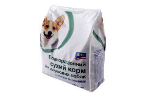 Корм сухий повнораціонний для дорослих собак З птицею та овочами Aro м/у 3кг