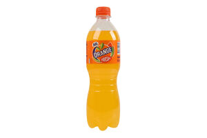 Напиток безалкогольный сокосодержащий сильногазированный со вкусом свежего апельсина с сахаром Orange Fresh п/бут 0.5л