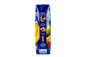 Нектар з м'якоттю стерилізований бананово-яблучно-полуничний Sandora т/п 0.95л