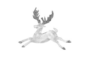 Підвіска новорічна Лось графітова 11,5*14см КМ