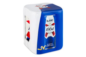 Пиво спеціальне 4х330мл 4.8% пшеничне світле пастеризоване Blanc Kronenbourg 1664 м/у