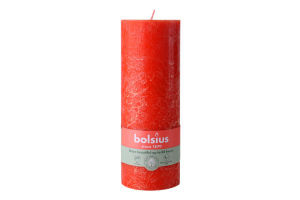 Свеча оранжевая 19х6.8см №103668850335 Bolsius 1шт