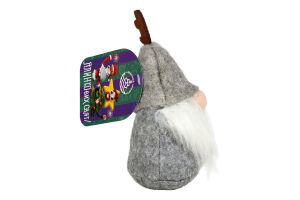 Прикраса декорат Міні Санта з ріжками 13см 834019