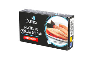 Скумбрія у розсолі консервована Dunia к/у 90г