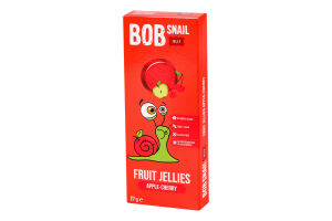 Мармелад натуральний Яблуко-вишня Bob Snail к/у 27г