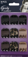 Goody Classics Medium Claw Clips - 9 CT