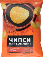 Чипсы картофельные Краб 7 м/у 110г
