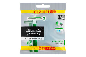 Бритвы одноразовые Sensitive Extra Essential 2 Wilkinson Sword 7шт