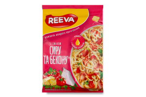 Вермишель быстрого приготовления со вкусом сыра и бекона Reeva м/у 60г
