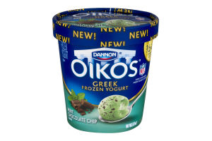 Dannon Oikos Greek Frozen Yogurt Mint Chocolate Chip