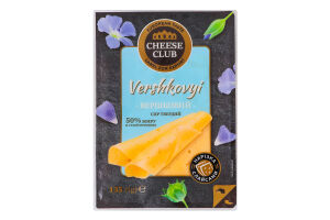 Сыр 50% твердый нарезка Сливочный Cheese Club лоток 135г