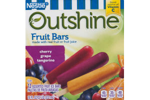 Nestle Outshine Fruit Bars Assorted Fruit Ice Bars - 12 CT