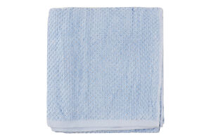 Рушник Дамаск блакитний махровий велюр 70*140см 550г/м2 ГМ Текстайл