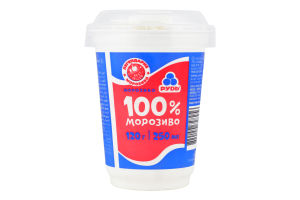 Морозиво 12% 100% морозиво Рудь відро 120г