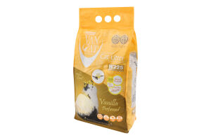 Наполнитель кошачий белый Vanilla perfumed Super Premium VanCat 5кг