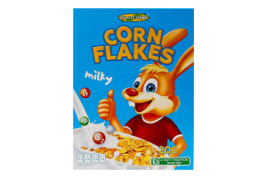 Хлопья кукурузные глазированные сахарной глазурью с молоком Молочные Золоте Зерно к/у 200г