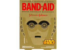 Band-Aid Brand Adhesive Bandages Assorted Sizes Star Wars - 20 CT