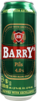Пиво Barry's Pils світле 4% з/б