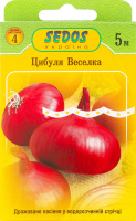 Насіння Цибуля ріпчаста Веселка дражоване на стрічці 5м 2г Седос