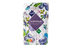 Черника протертая с сахаром Премія д/п 250г