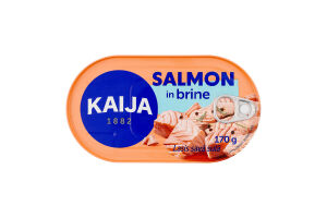 Лосось філе натуральне Kaija з/б 170г