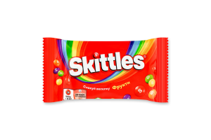 Драже жевательные в разноцветной сахарной оболочке Фрукты Skittles м/у 38г
