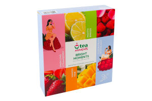 Tea Moment асорті набір зеленого чаю Bright Moments 54,4 г ( 4смаки*8 пір., 32 пір.) NEW