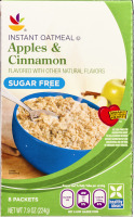 Ahold Instant Oatmeal Apples & Cinnamon Sugar Free - 8 CT