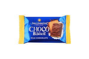 Печиво глазуроване Choco Biscuit Millennium м/у 14г