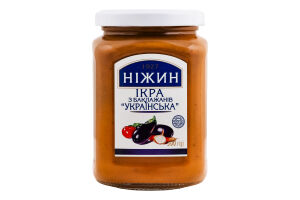 Икра из баклажанов Украинская Ніжин с/б 300г