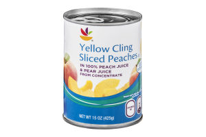 Ahold Yellow Cling Peaches Sliced