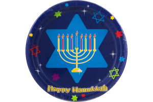 Smart Living Collection Hanukkah Festivities Plates 6 7/8 in dia - 8 CT