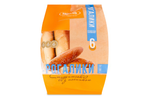 Рогалики с посыпкой Студенческие Київхліб м/у 6х50г