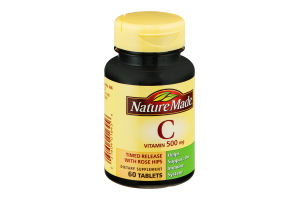 Nature Made C Vitamin 500mg Tablets - 60 CT