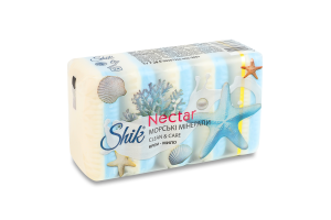 Крем-мило туалетне Морські мінерали Nectar Shik 5х70г