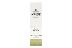 Віскі 0.7л 40% односолодове Oak select Laphroaig к/у