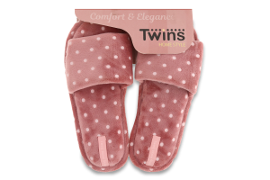 Капці відкриті домашні жіночі Twins №5602 36-37 рожевий
