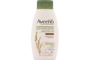 Aveeno Active Naturals Daily Moisturizing Yogurt Body Wash Vanilla And Oats