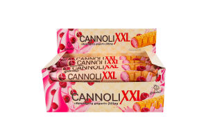 Трубочка вафельная с начинкой Малина-йогурт Cannoli XXL Dobrobut м/у 0.042кг