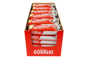 Вафли хрустящие в какао-покрытии с кокосово-кремовой начинкой Goralki м/у 45г